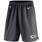 Men's Kansas City Chiefs Nike Charcoal Knit Performance Shorts,baseball caps,new era cap wholesale,wholesale hats